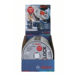 Griešanas diski Inox BOSCH X-LOCK 125x1 mm. 10 gab.